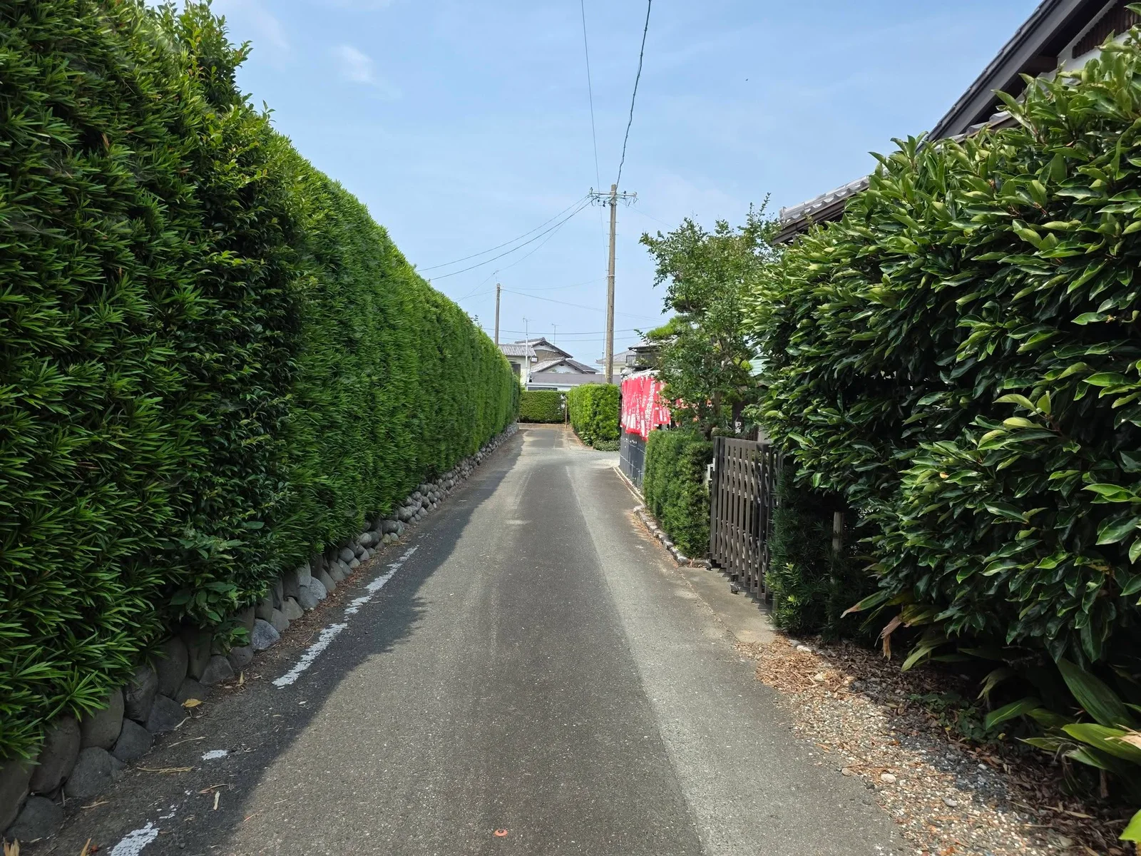 慈慶庵周辺の参道