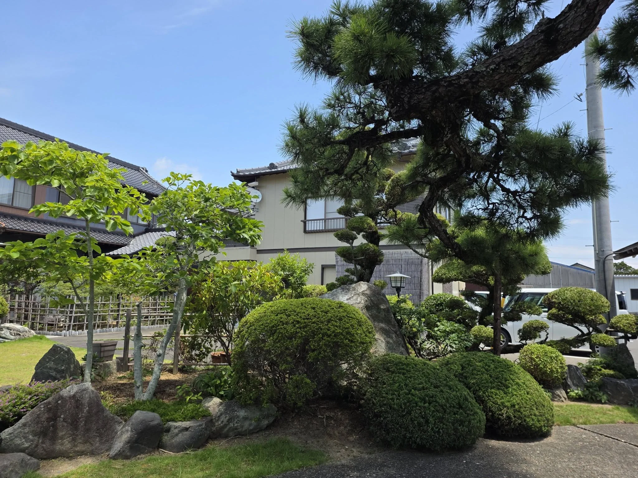 慶昌寺境内の庭木