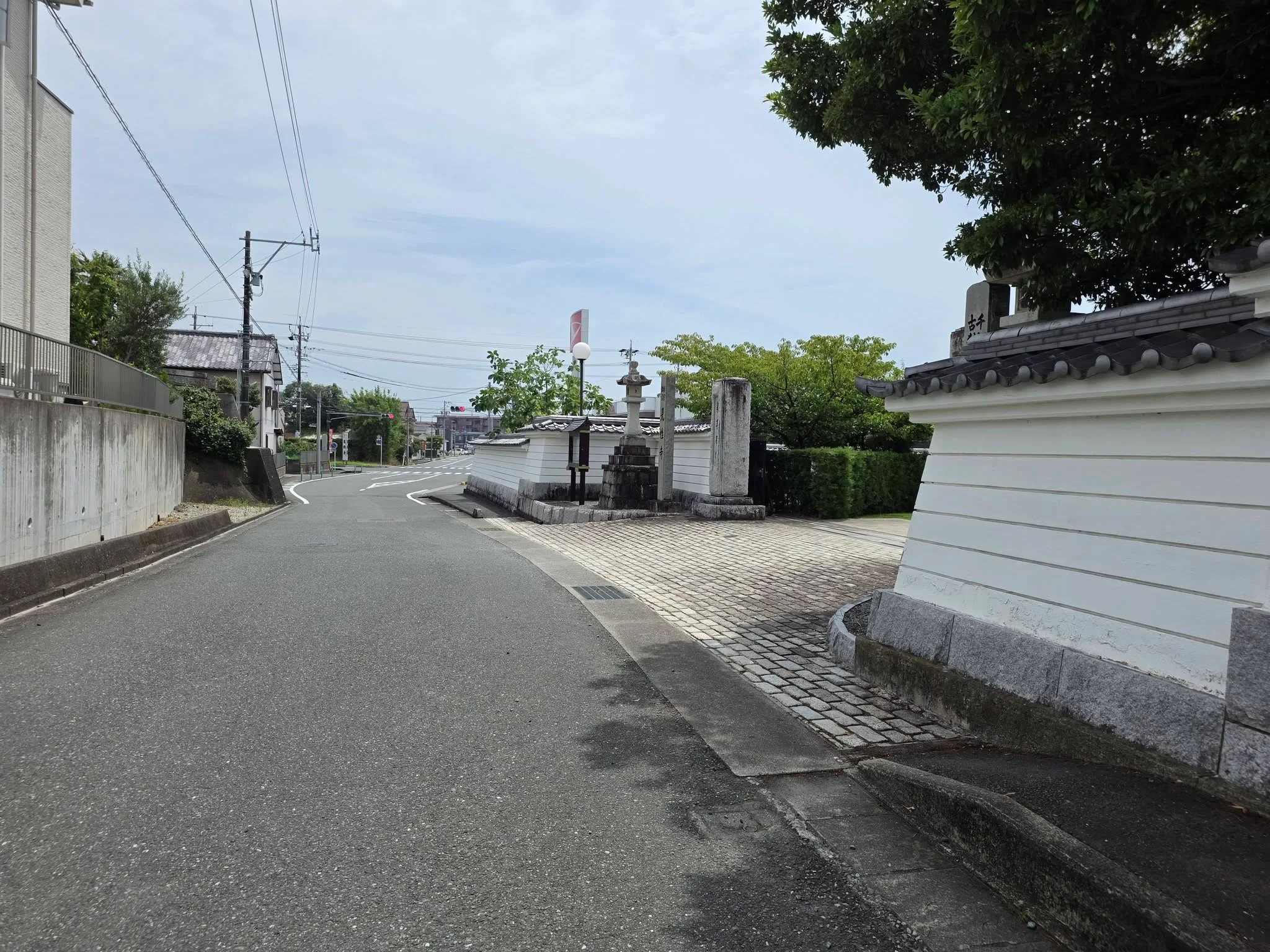 見性寺外周と見付の街路