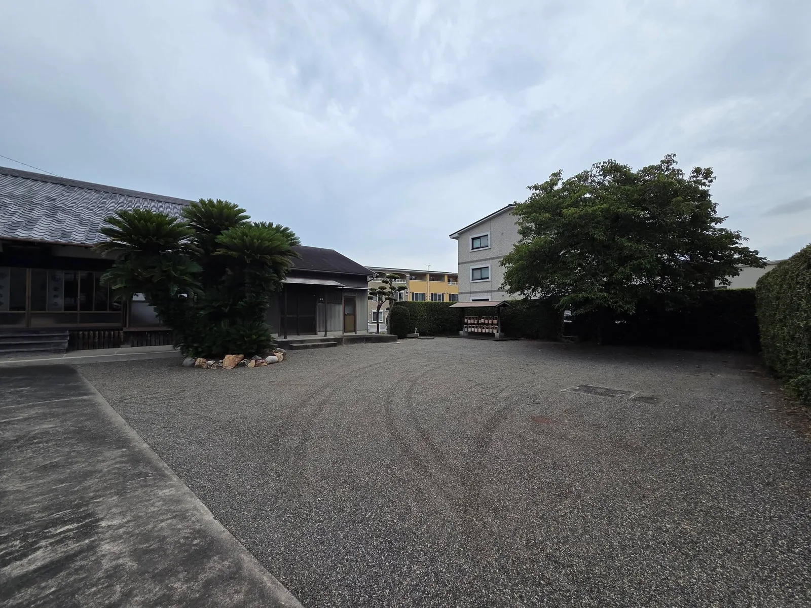 金台寺本堂前の境内