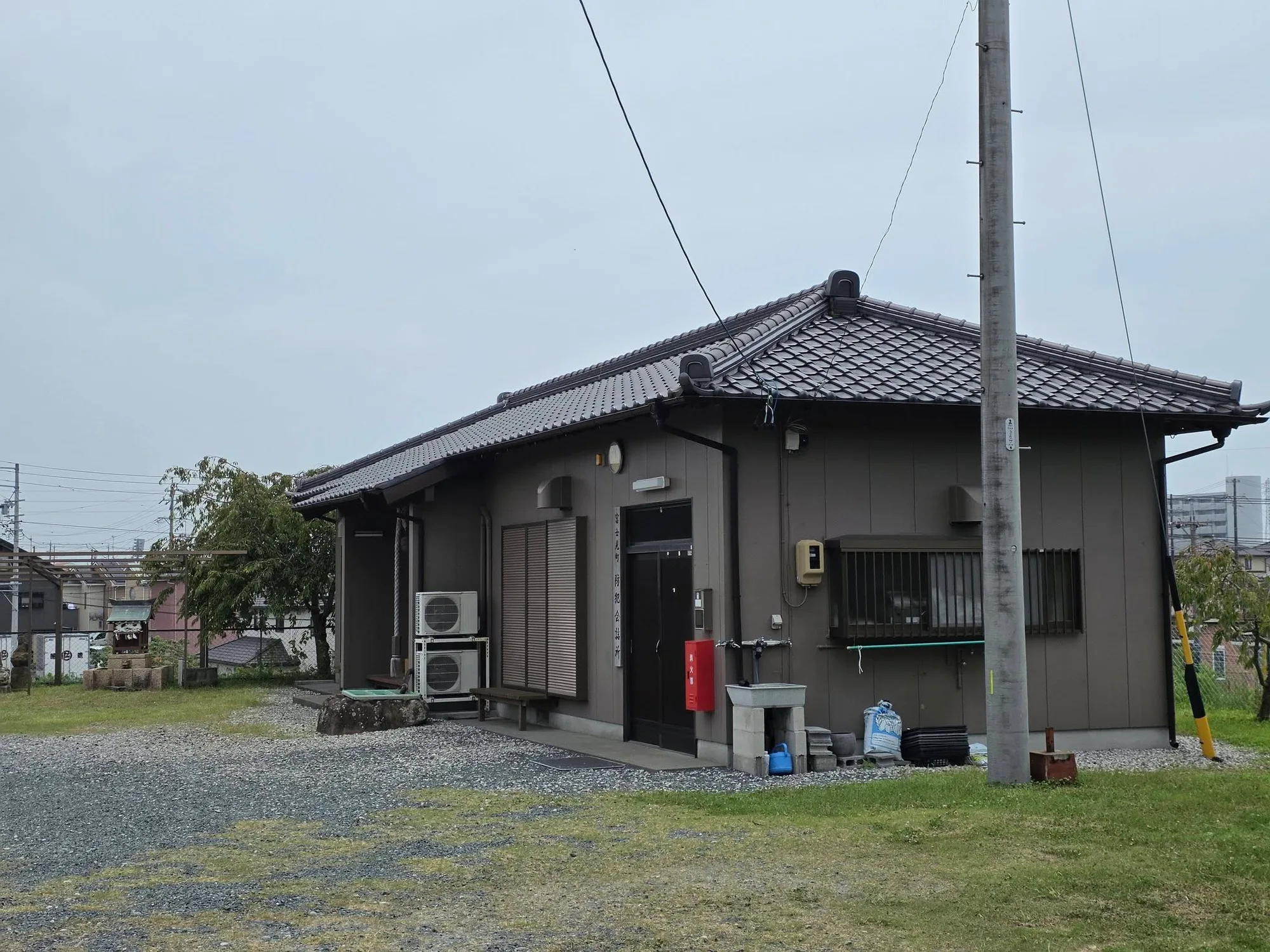 徳翁院観音堂の背面